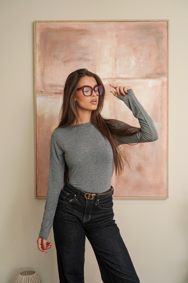  Блуза с кашмир GRAY CASHMERE