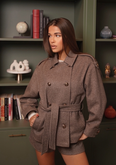 Дамско вълнено палто LANA ELEGANTE