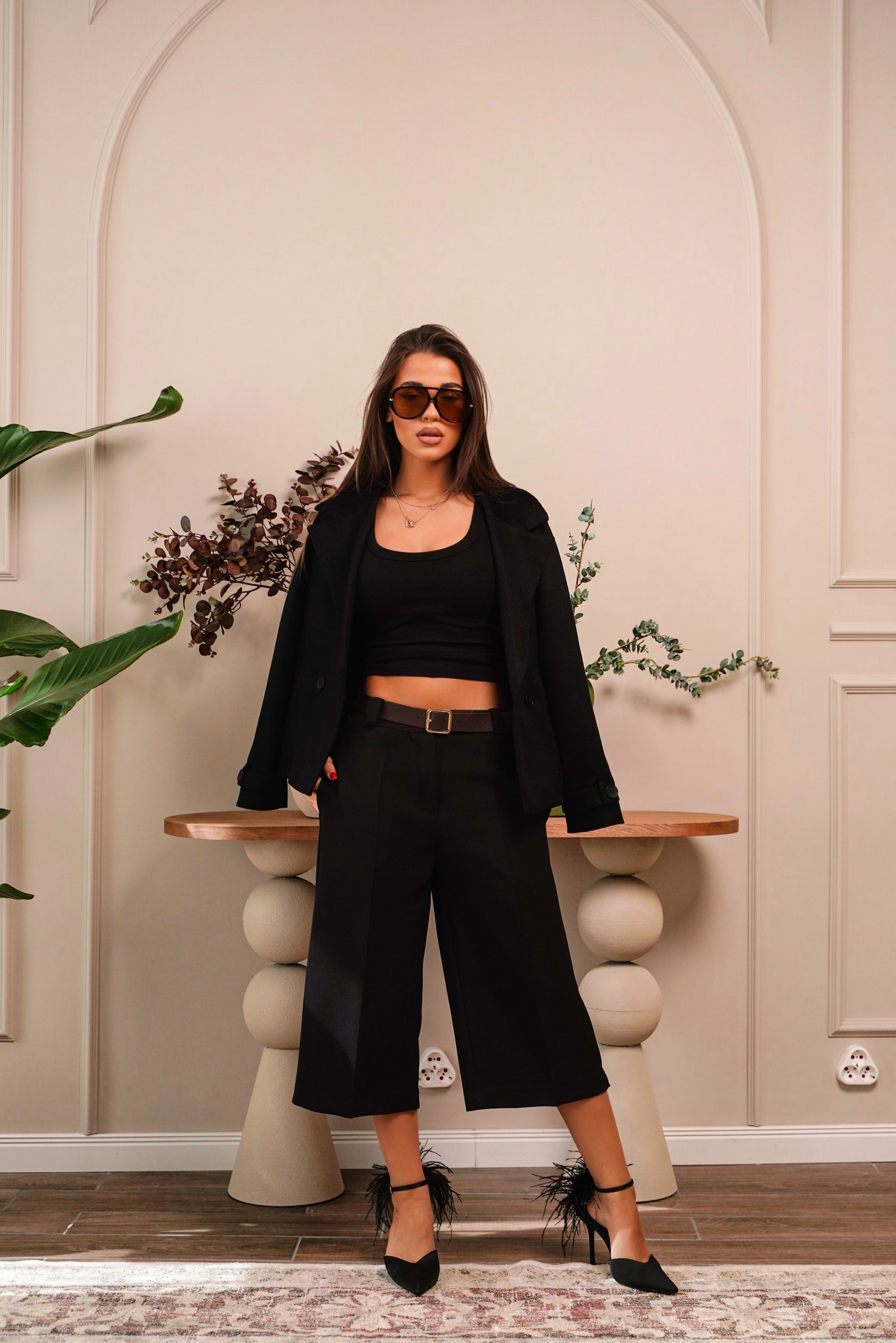 Късо палто от кашмир NERO CASHMERE 