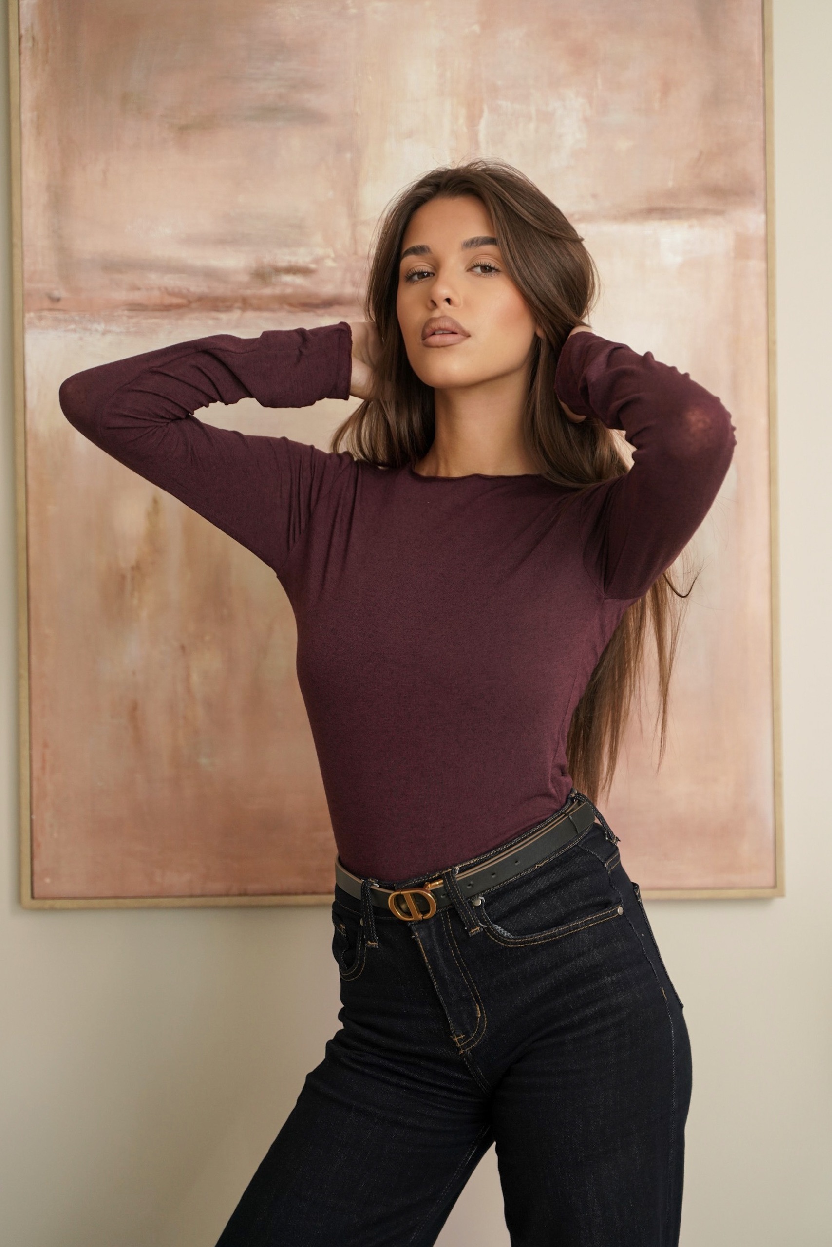 Блуза с кашмир  MARSALA CASHMERE