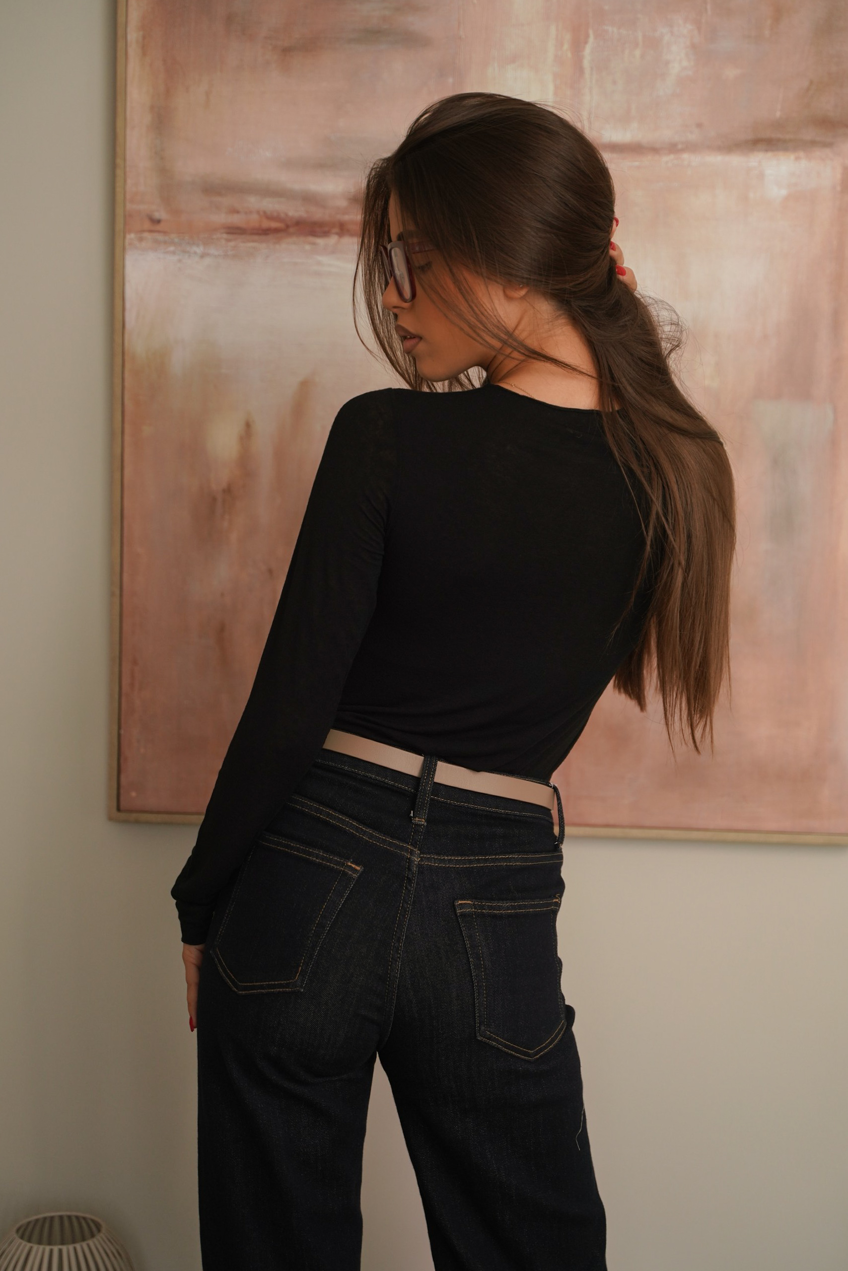  Блуза с кашмир BLACK CASHMERE